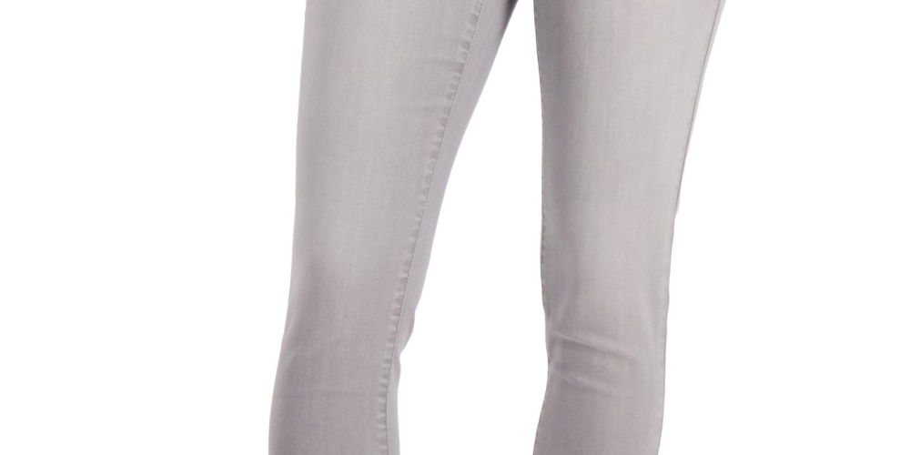 Calça jeans skinny feminina Charter Club Bristol Tummy Control, cinza, tamanho 14