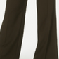 Calça feminina elástica de perna larga estilo &amp; co, preta, tamanho 12S