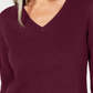 Karen Scott Suéter Feminino Gola V Vermelho Tamanho PM