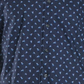 Camisa casual masculina estampada Bar III com botões, azul, tamanho G