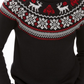 Suéter Charter Club Boy's Fair Isle Family Preto Tamanho P