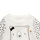 Camiseta infantil First Impressions Cotton Bears, tamanho 12, branca