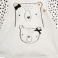 Camiseta infantil First Impressions Cotton Bears, tamanho 12, branca