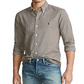 Camisa xadrez Ralph Lauren Classic Fit Mne's marrom tamanho XX-G