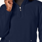 Karen Scott Blusa Feminina Gola Alta Azul Tamanho Pequeno XL