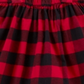 Conjunto de camiseta de algodão Carter's para meninas, 2 peças, e suéter xadrez Buffalo, vermelho, tamanho 2T
