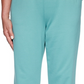 Calça feminina Alfred Dunner All About Ease Knit Pull On, verde, pequena e pequena