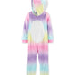 Pijama Carter's Little &amp; Big Girl's 1 peça de unicórnio com capuz, lã, branco, tamanho 8