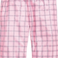 Calça de pijama xadrez Max &amp; Olivia Little &amp; Big Girl's rosa tamanho -S 6/6X