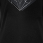 Camiseta de algodão com estampa de coração geométrico para meninas da Nike, tamanho 4, cor carvão