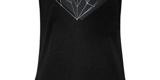 Camiseta de algodão com estampa de coração geométrico para meninas da Nike, tamanho 4, cor carvão