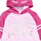 Camisola de unicórnio com capuz para meninas Max &amp; Olivia Little &amp; Big - Roxo, tamanho M 7/8