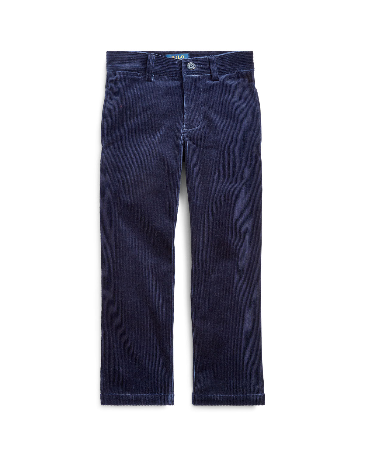 Calça Ralph Lauren Slim Fit Stretch Veludo Cotelê Azul Tamanho 2T