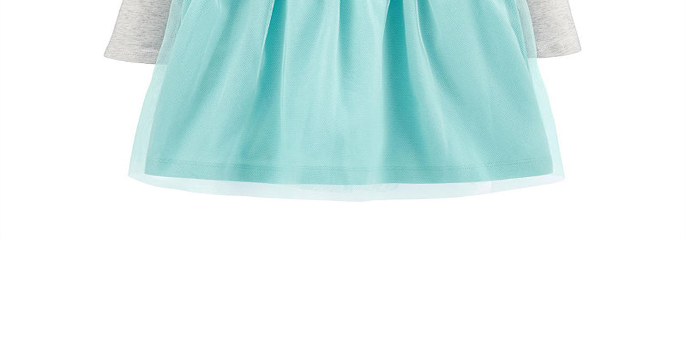 Vestido de tutu unicórnio Carter's para meninas, tamanho 4T, azul