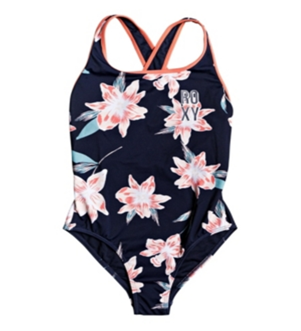 Maiô Roxy Kids Shore One Piece Azul Tamanho 8