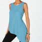 Blusa sem mangas Alfani para trabalho, tamanho pequeno, azul, tamanho grande
