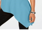 Blusa sem mangas Alfani para trabalho, tamanho pequeno, azul, tamanho grande