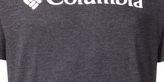 Camiseta masculina Columbia Franchise de manga curta - Cinza mesclado, tamanho M