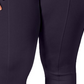 Calça feminina plus size com costura frontal sólida estilo &amp; co, azul-marinho, tamanho 14W