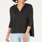 Moletom com capuz feminino Style &amp; Co, preto, tamanho pequeno P