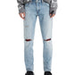 Calça jeans rasgada Levi's 512 Slim Taper Fit Masculina Azul Tamanho 32X30