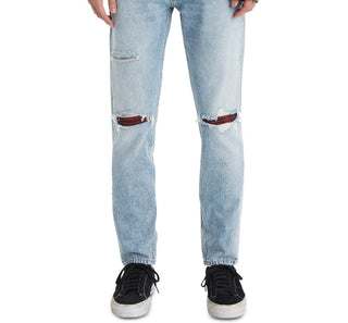 Calça jeans rasgada Levi's 512 Slim Taper Fit Masculina Azul Tamanho 32X30