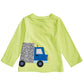 Camiseta estampada com caminhão First Impressions Big Kid Boy's Truck Print, verde, tamanho 3-6 meses
