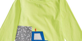 Camiseta estampada com caminhão First Impressions Big Kid Boy's Truck Print, verde, tamanho 3-6 meses