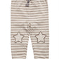 Calça jogger listrada com estampa de estrela First Impressions para meninos, marrom, tamanho 24 MOS