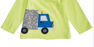 First Impressions Baby Boy's Truck Print T-Shirt Green Size 6-9MOS