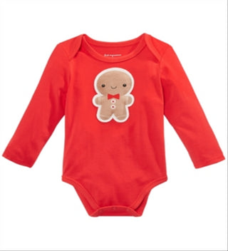 Body de gengibre para bebê menino First Impressions, vermelho, tamanho 0-3 meses