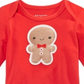 Body de gengibre para bebê menino First Impressions, vermelho, tamanho 0-3 meses