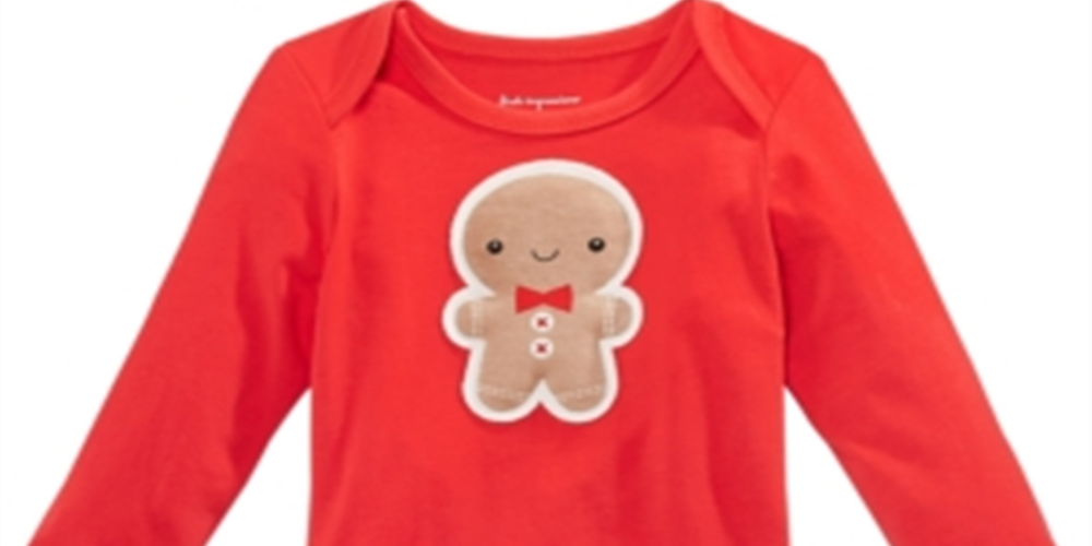 Body de gengibre para bebê menino First Impressions, vermelho, tamanho 0-3 meses