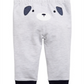 Calça jogger infantil First Impressions Baby Boy Puppy cinza tamanho 6-9 meses