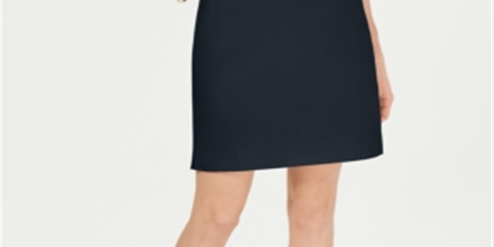 Saia feminina Charter Club azul tamanho extragrande