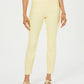 Calça skinny Chelsea Tummy Control feminina Charter Club, tamanho 6, amarela