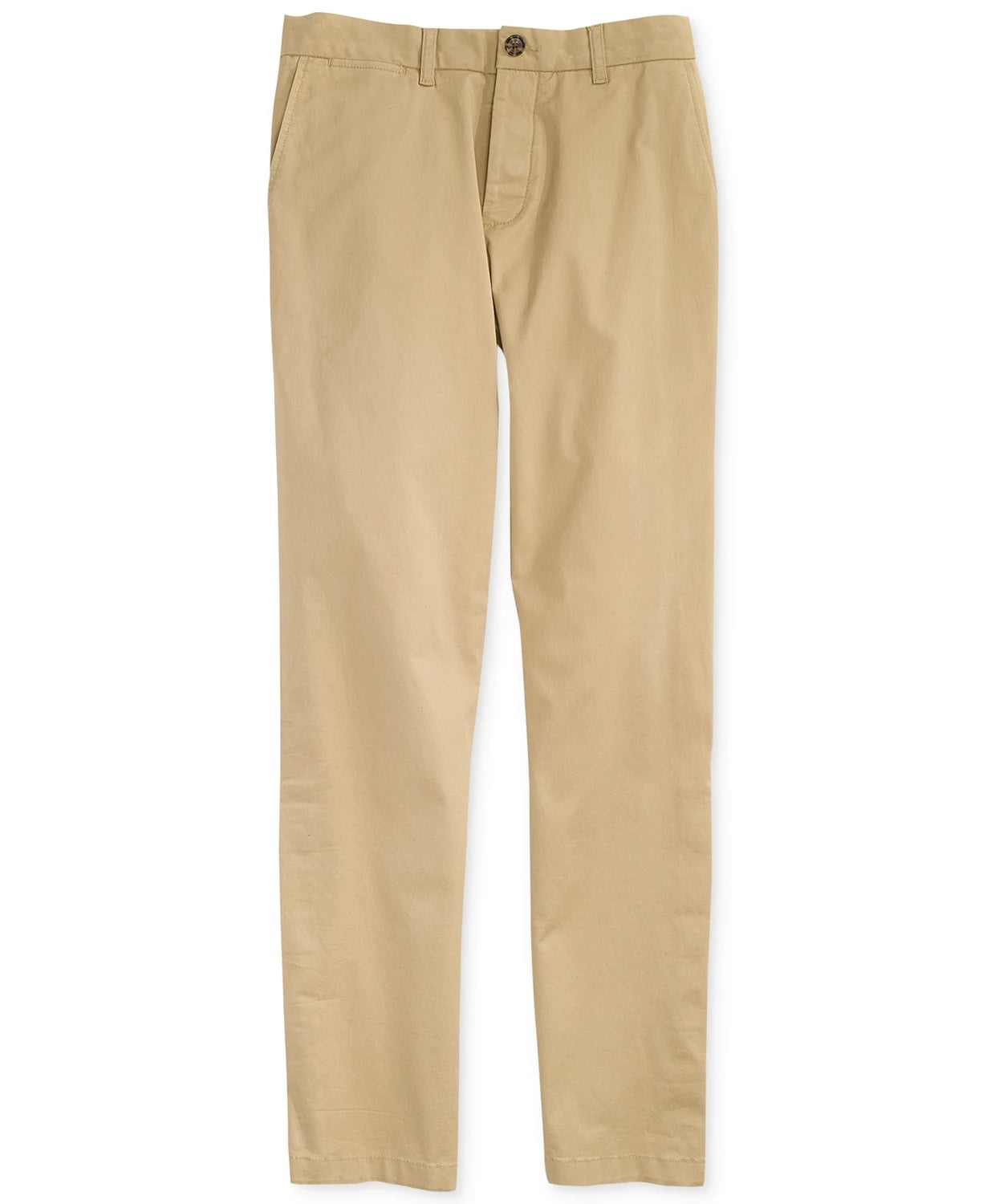 Calça Chino Adaptável Personalizada Tommy Hilfiger Masculina com Zíper Magnético Marrom Tamanho 36