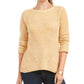 Suéter de malha mesclado feminino Style &amp; Co, amarelo, tamanho PP
