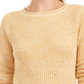 Suéter de malha mesclado feminino Style &amp; Co, amarelo, tamanho PP