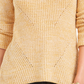 Suéter de malha mesclado feminino Style &amp; Co, amarelo, tamanho PP