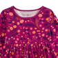 Túnica infantil de algodão com estampa floral First Impressions para meninas, tamanho 3T, roxa