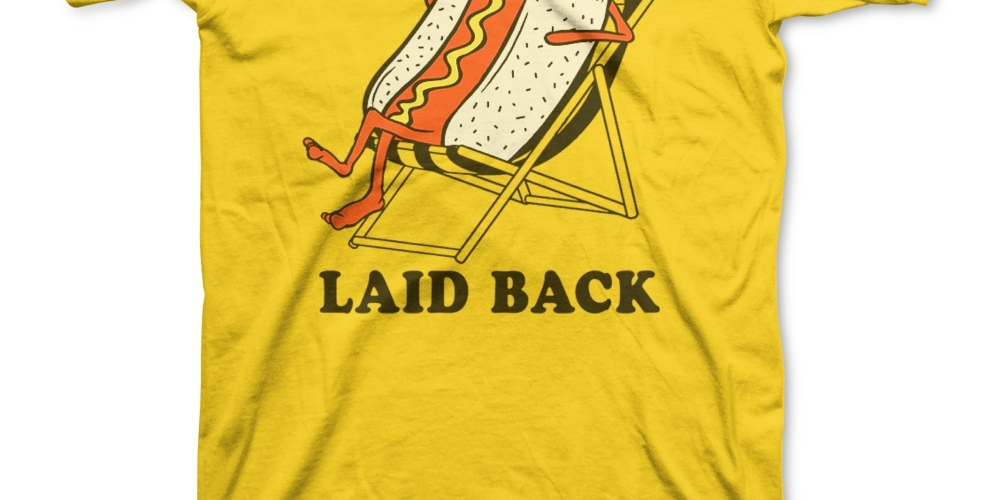 Camiseta Laid Back para meninos da Jem, amarela, tamanho 5