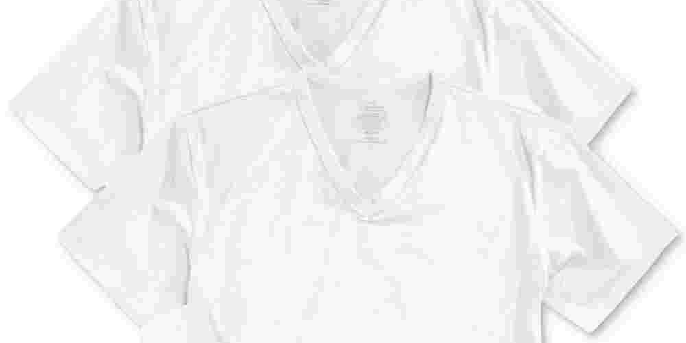 Calvin Klein Masculino Big And Tall Cotton Classics Gola V Branco Tamanho 15,5