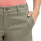 Shorts chino feminino Style &amp; Co, verde, tamanho 8