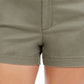 Shorts chino feminino Style &amp; Co, verde, tamanho 8