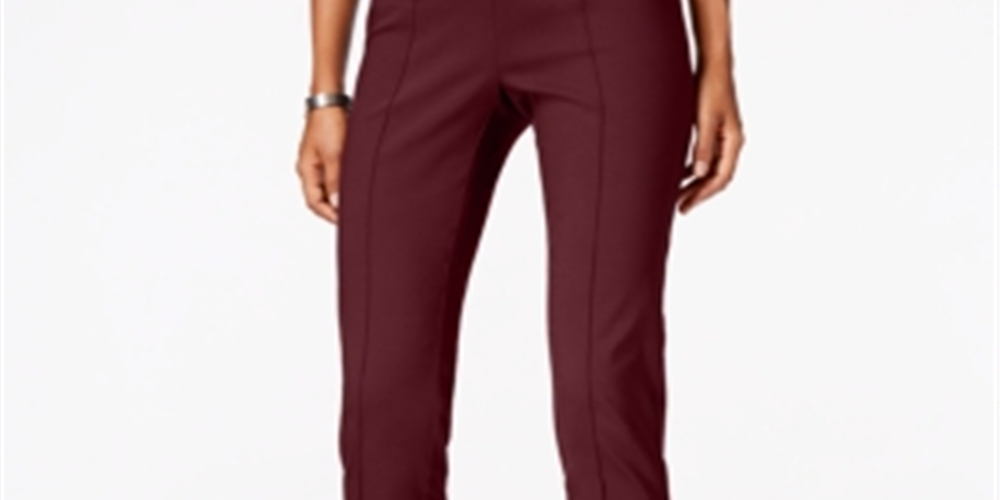 Calça skinny feminina Style &amp; Co, roxa, tamanho PP