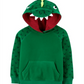 Carter's Toddler Boy's Fleece Dragon Hoodie Verde Tamanho 5T