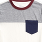 Camiseta Epic Threads Big Boy's Colorblocked Bege Cáqui Tamanho Médio