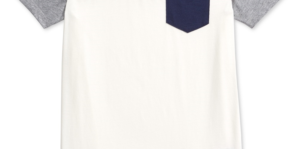Camiseta Epic Threads Big Boy's Colorblocked Bege Cáqui Tamanho Médio