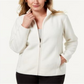 Jaqueta de lã Karen Scott Zeroproof feminina tamanho casca de ovo pequeno P